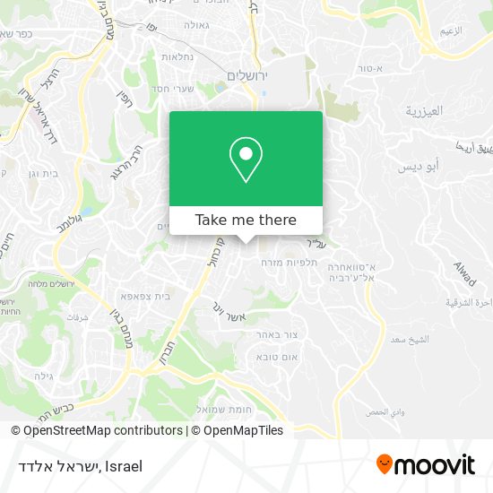 Карта ישראל אלדד