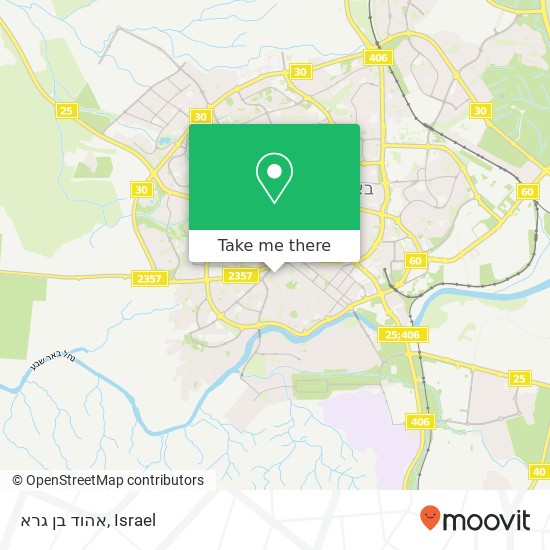 אהוד בן גרא map