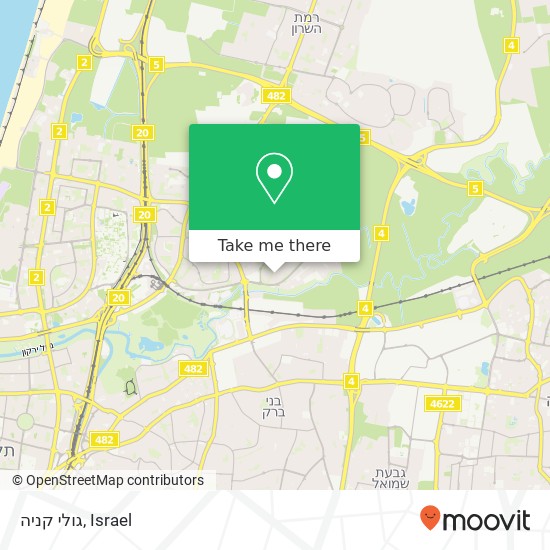 גולי קניה map