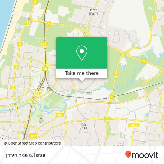 משמר הירדן map