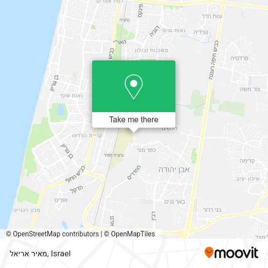 Карта מאיר אריאל