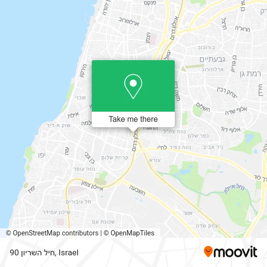Карта חיל השריון 90