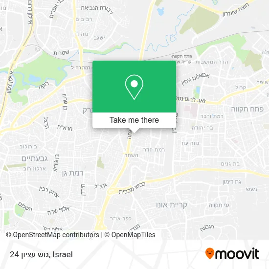 Карта גוש עציון 24