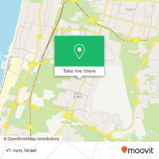 משה לוי map