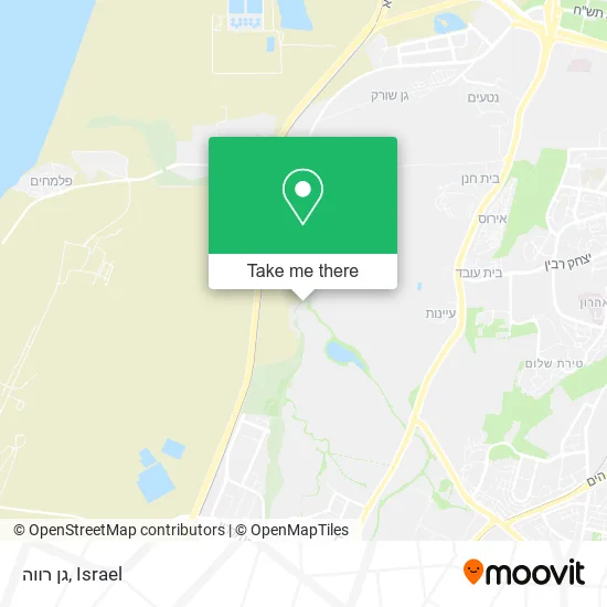 Карта גן רווה