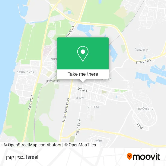 Карта בניין קורן