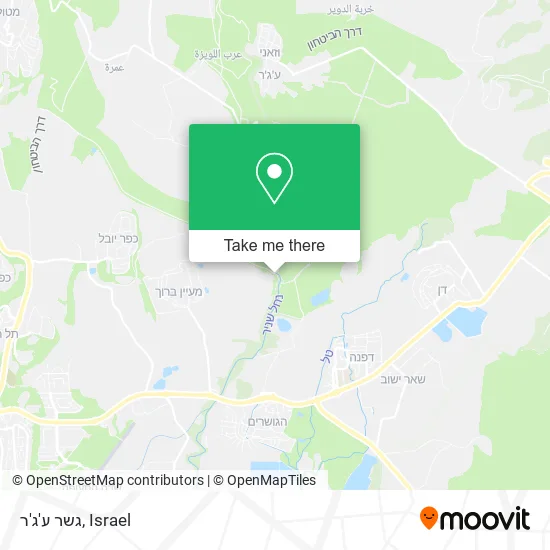 גשר ע'ג'ר map