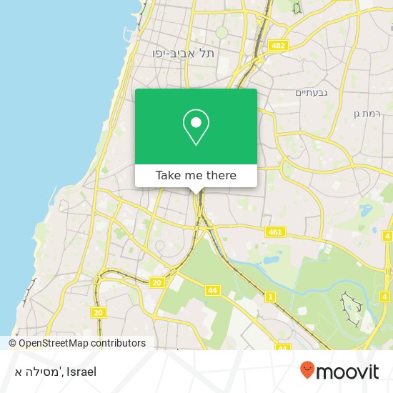 מסילה א' map