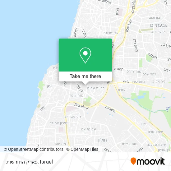 Карта פארק החורשות