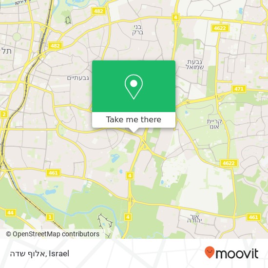 אלוף שדה map