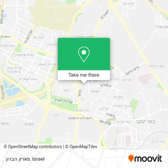 Карта פארק הברון