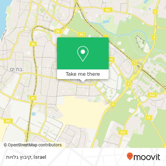 קיבוץ גלויות map