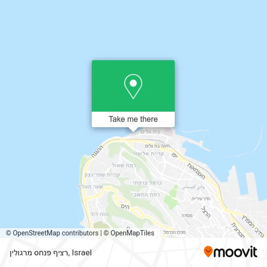 Карта רציף פנחס מרגולין
