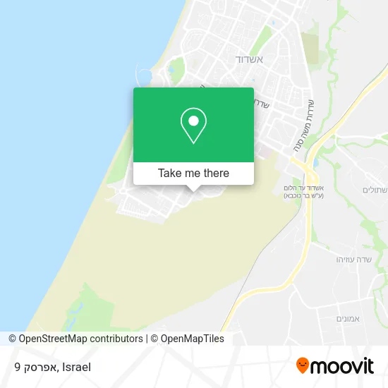 Карта אפרסק 9