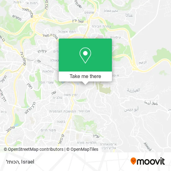 Карта הכותל