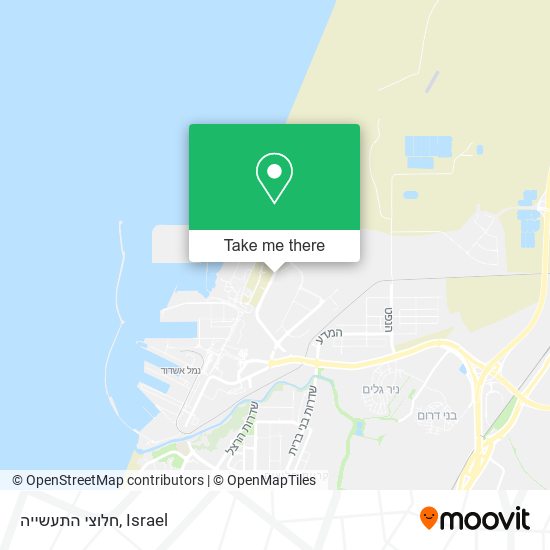 חלוצי התעשייה map