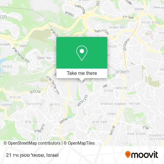 שמואל סטפן וויז 21 map