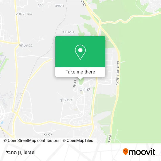 Карта גן החבל