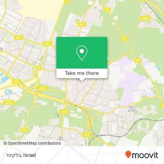 בלקינד map