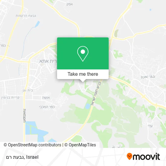 Карта גבעת רם
