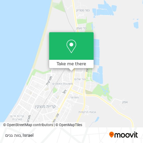 נווה גנים map