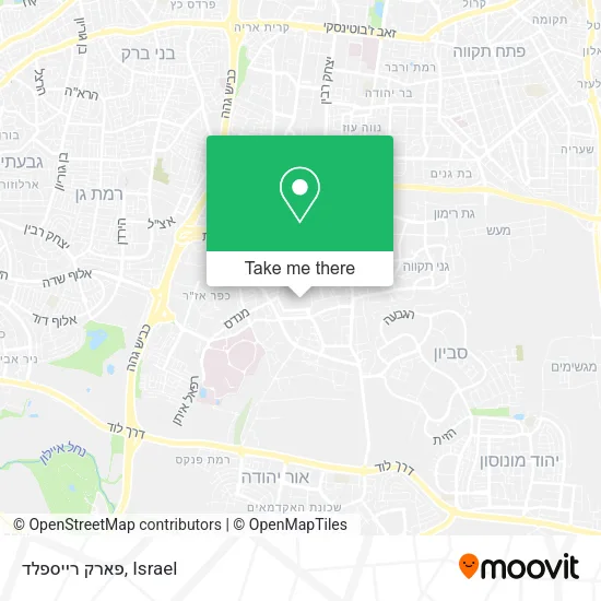 Карта פארק רייספלד