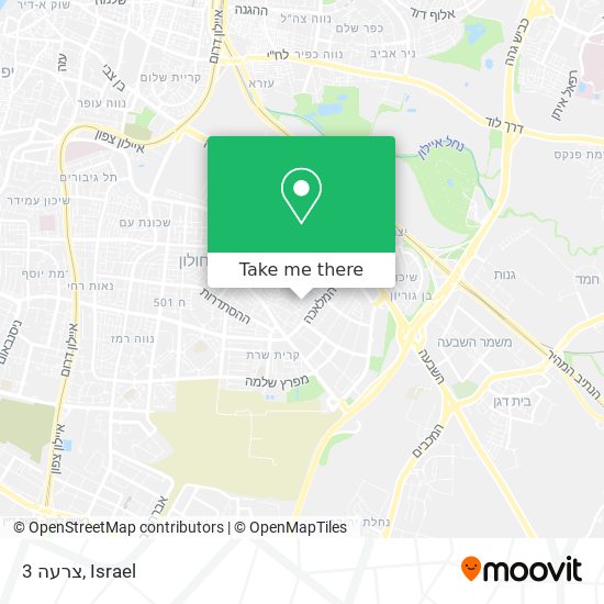 צרעה 3 map