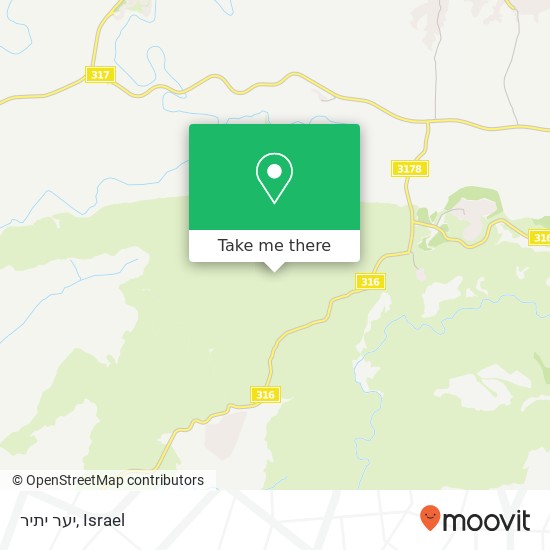 יער יתיר map