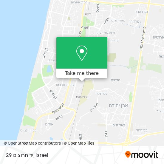יד חרוצים 29 map