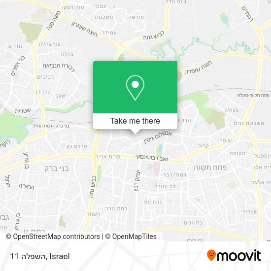 Карта השפלה 11