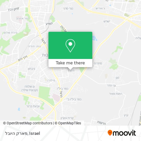 פארק היובל map