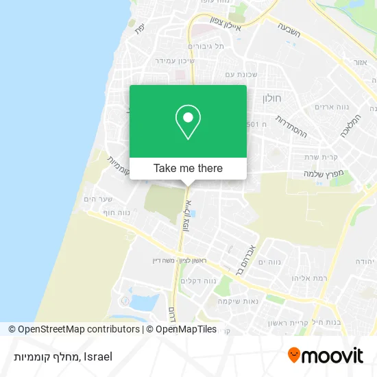 Карта מחלף קוממיות