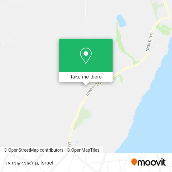 Карта גן לאומי קומראן