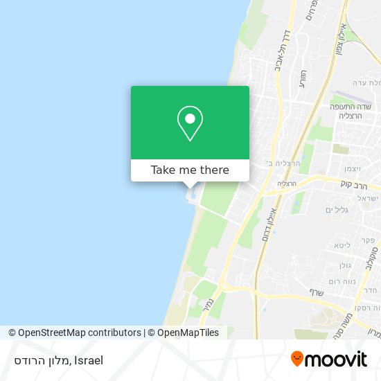 מלון הרודס map