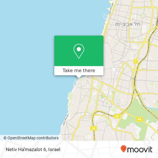 Карта Netiv Ha’mazalot 6