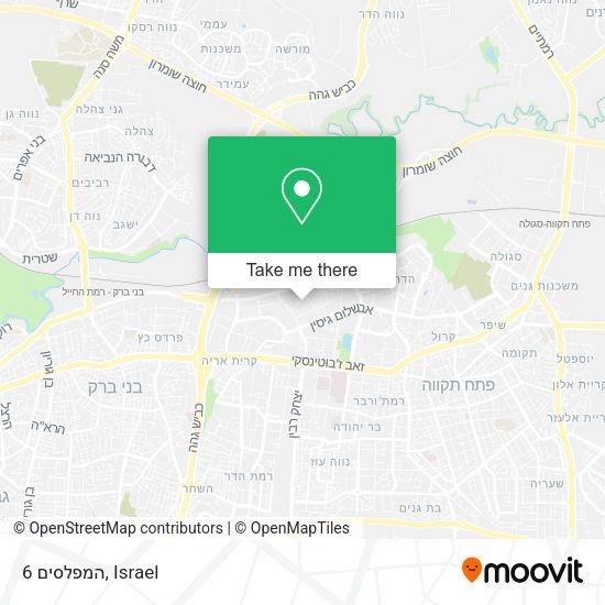 Карта המפלסים 6