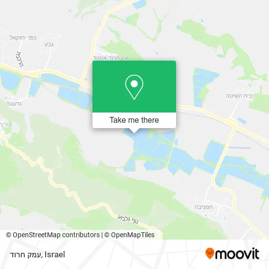 Карта עמק חרוד