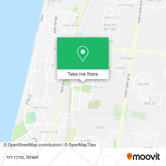 Карта מרכז דוד