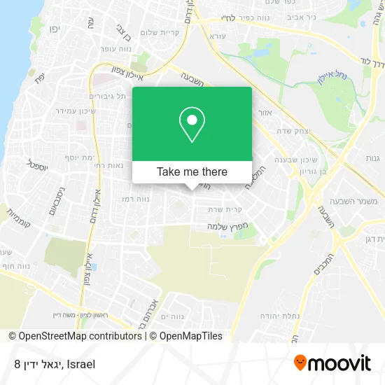 Карта יגאל ידין 8