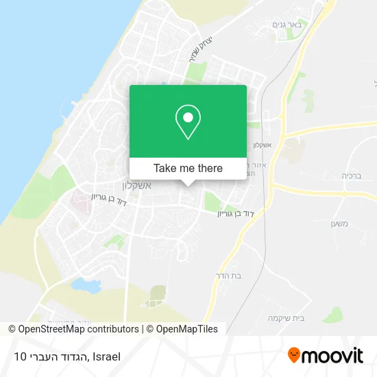 Карта הגדוד העברי 10