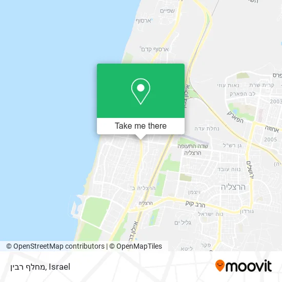 Карта מחלף רבין