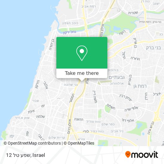 שפע טל 12 map