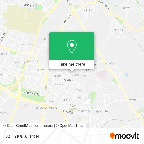 Карта גוש עציון 32