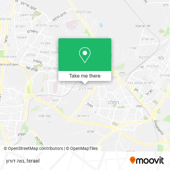 Карта נווה דורון
