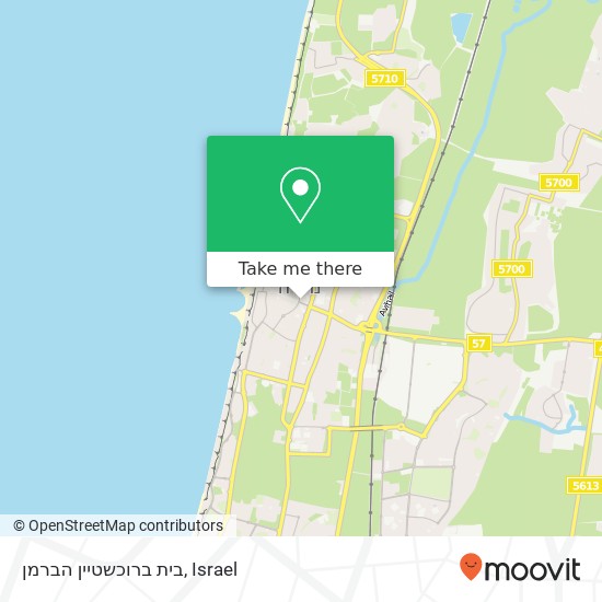Карта בית ברוכשטיין הברמן