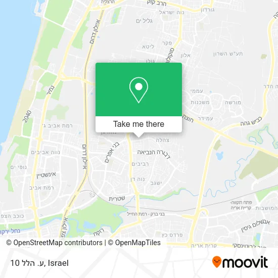 Карта ע. הלל 10