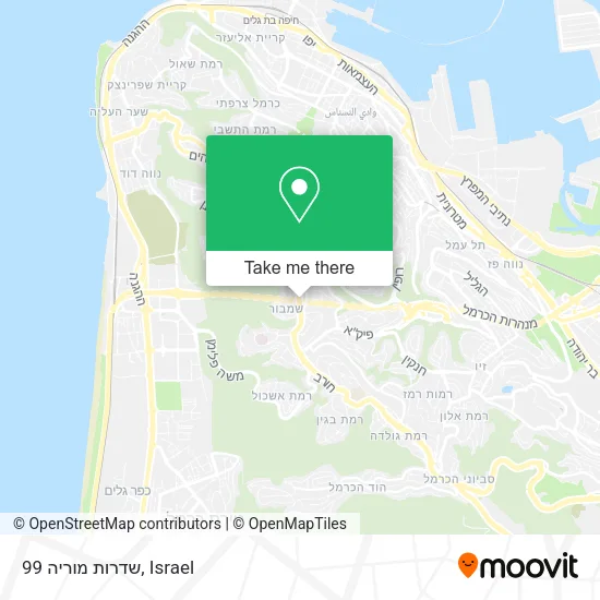Карта שדרות מוריה 99