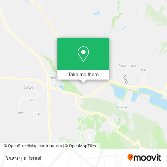 Карта עין יזרעאל