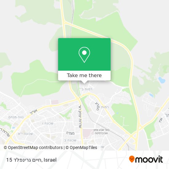 חיים גרינפלד 15 map