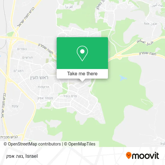 Карта נווה אפק